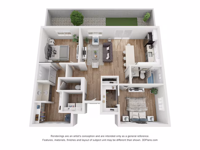 Unit 1075 1072 floor plan